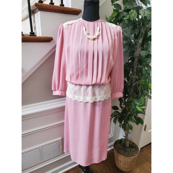 Vintage Monica Richards Knee Length Dress - Picture 12 of 12